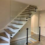 InvisiRail glass stairway